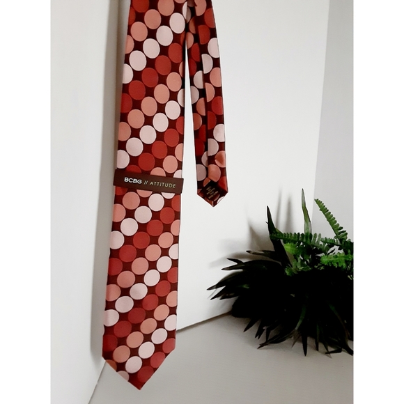 BCBG Attitude Kenna Polkadot Silk Tie - Picture 3 of 9